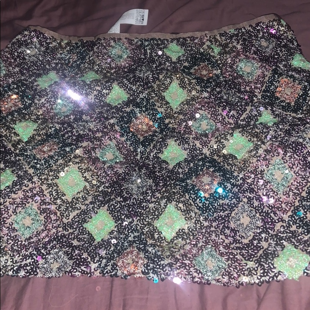 Zara sequin mini skirt - Picture 6 of 8